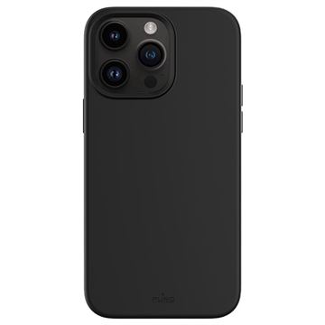 Carcasa de Silicona Puro Icon para iPhone 14 Pro - Negro