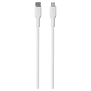 Cable Puro Icon Soft USB-C / Lightning - 1,5 m - Blanco