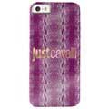 Carcasa de Hard Puro Just Cavalli Shiny Python para iPhone 5 / 5S / SE - Rosa