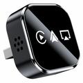 Q1A Adaptador inalámbrico CarPlay / Android Auto con AirPlay - Negro