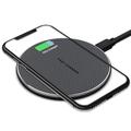 Cargador inalámbrico rápido Qi Q25 de 15 W - Negro