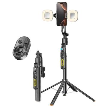 Luces de relleno dobles en forma de H, antivibración - 1.83m - Negro