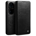 Funda Clásica de Cuero Qialino para Samsung Galaxy Note10+ - Estilo Cartera - Negro