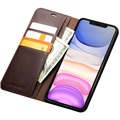 Funda de Cuero Qialino Classic para iPhone 11 - Café