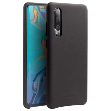 Qialino Premium Huawei P30 Leather Case - Black