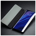 Funda de Cuero Qialino Smart View para Huawei P30 - Negro