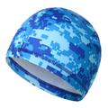 Gorra para correr / casco para correr a prueba de sol de secado rápido para andar en bicicleta, esquiar y correr - Camuflaje Azul