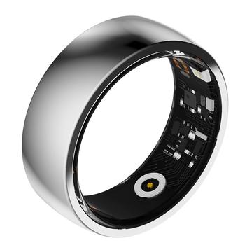 R09M Smart Ring para el control de la salud - Tamaño: 17.8mm - Plata