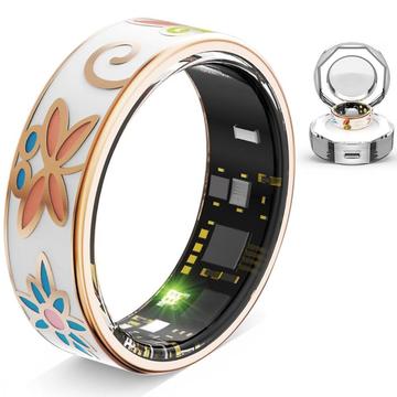 R18 Elegante Anillo Inteligente Esmaltado - Tamaño: 19.8mm