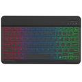 RGB-030 Teclado Bluetooth inalámbrico de 10 pulgadas con retroiluminación RGB - US Layout - Negro