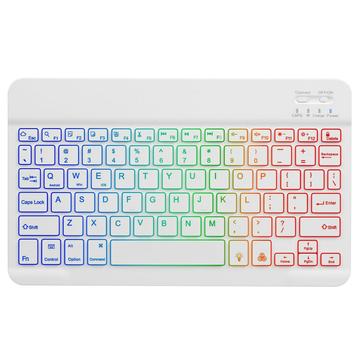 RGB-030 Teclado Bluetooth inalámbrico de 10 pulgadas con retroiluminación RGB - US Layout