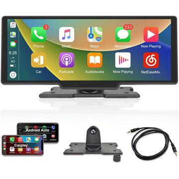 RH-W517 Pantalla inalámbrica CarPlay / Android Auto de 10.3" con transmisor FM y conectividad Bluetooth.