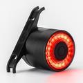 ROCKBROS Q3 Sensing Auto On/Off Luz trasera impermeable USB LED para ciclismo nocturno - Negro