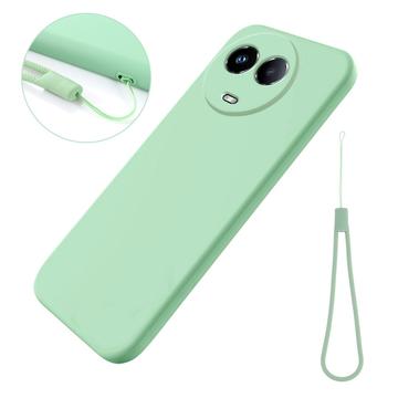 Funda de Silicona Líquida para Realme 11/11x - Verde