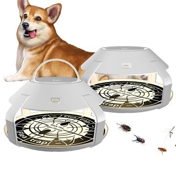 Luz LED recargable antipulgas - 2 pzs. - Blanco