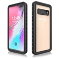 Redpepper IP68 Samsung Galaxy S10 5G Waterproof Case - Black / Clear