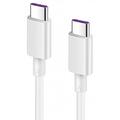 Reekin Quick Charge USB-C Cable - 5A, 1m - Blanco