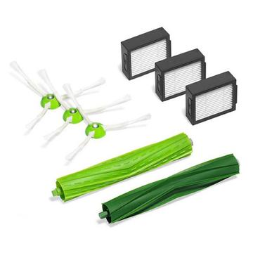 Kit de piezas de repuesto para iRobot Roomba i3/i4/i6/i7/E5/E6/E7 - Cepillo principal, cepillos laterales y filtros - 8 piezas.