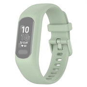 Correa de silicona de repuesto con marco integrado para Garmin Vivosmart 5 - Verde claro