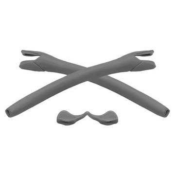 Patillas y plaquetas nasales de repuesto para gafas de sol Oakley Radar - Gris
