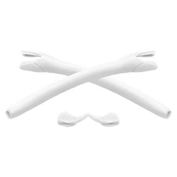 Patillas y plaquetas nasales de repuesto para gafas de sol Oakley Radar - Blanco