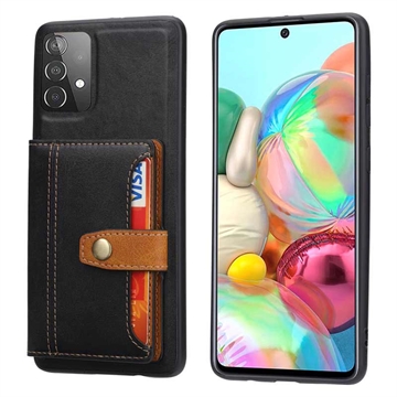 Funda con Cartera Retro Style para Samsung Galaxy A53 5G - Negro