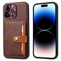 Funda con Cartera Retro Style para iPhone 15 Pro Max