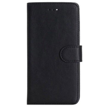 Funda Retro para iPhone 7 Plus - Estilo Cartera - Negro