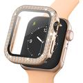 Carcasa Decorativa con Diamantes con Protector de Pantalla para Apple Watch SE (2022)/SE/6/5/4 - 40mm