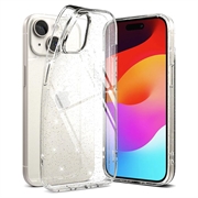 Carcasa de TPU Ringke Air Glitter para iPhone 15 - Transparente