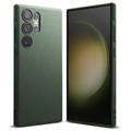 Carcasa de TPU Ringke Onyx para Samsung Galaxy S23 Ultra 5G - Verde Oscuro