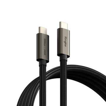 Ringke Cable USB 3.2 Tipo-C PD240W - 1m - Negro