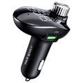 Transmisor FM Bluetooth & Cargador para Coche BC39 - Negro