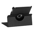 Funda de Cuero Rotativa para iPad 2, iPad 3, iPad 4 - Negro