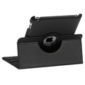 Funda de Cuero Rotativa para iPad 2, iPad 3, iPad 4 - Negro