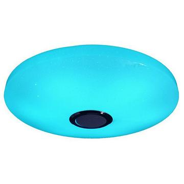 Plafón LED inteligente redondo con altavoz Bluetooth y mando a distancia - 60W - 33cm