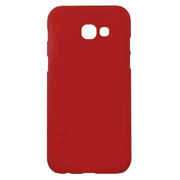 Carcasa Recubierta de Goma para Samsung Galaxy A5 (2017) - Rojo