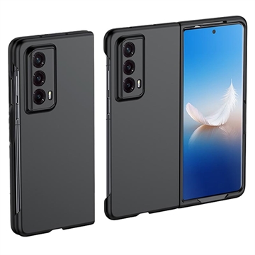 Carcasa de Plástico Engomado para Honor Magic Vs2 - Negro