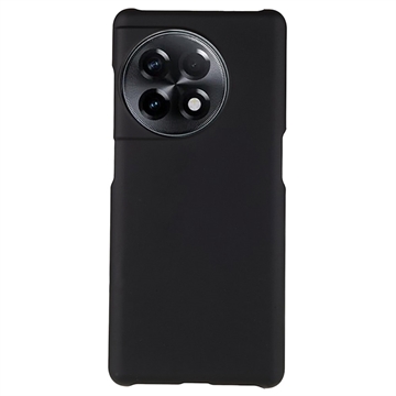 Carcasa de Plástico Engomado para OnePlus 11R/Ace 2 - Negro
