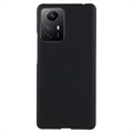 Carcasa de Plástico Engomado para Xiaomi Redmi Note 12S - Negro