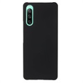 Carcasa de Plástico Engomado para Google Pixel 4 XL - Negro