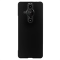 Carcasa de Plástico Engomado para Google Pixel 4 XL - Negro