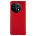 Carcasa de Plástico Engomado para OnePlus 11 - Rojo