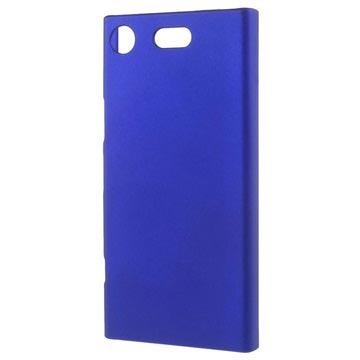 Carcasa de Plástico Engomado para Sony Xperia XZ1 Compact - Azul Oscuro