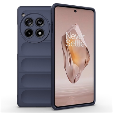 Carcasa de TPU Rugged para OnePlus 12R/Ace 3 - Azul Oscuro