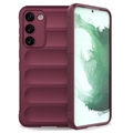 Carcasa de TPU Rugged para Samsung Galaxy S23 5G - Vino Tinto