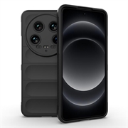 Carcasa de TPU Rugged para Xiaomi 14 Ultra - Negro