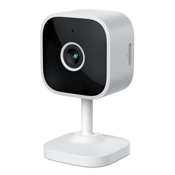 S8A Cámara de seguridad doméstica WiFi de 3MP con visión nocturna y soporte flexible - Blanca