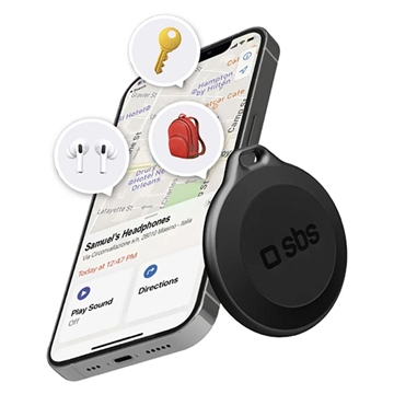 SBS Track My Circle Rastreador de objetos impermeable IP65 - Compatible con Apple Find My