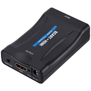 Adaptador convertidor de transmisión de vídeo SCART a HDMI HD 1080P